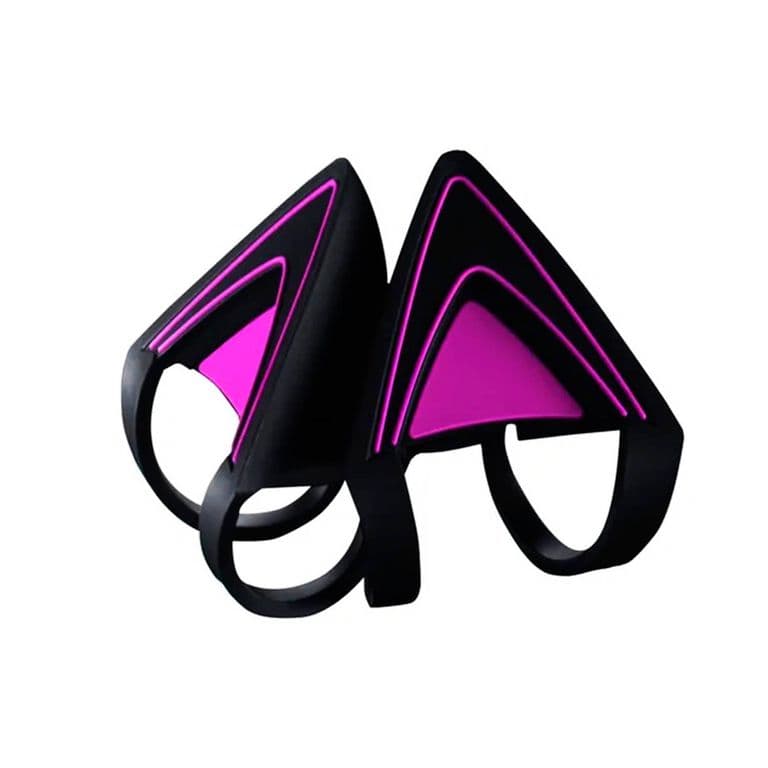 Orejas Kitty Para Audifonos Kraken Neon Purple