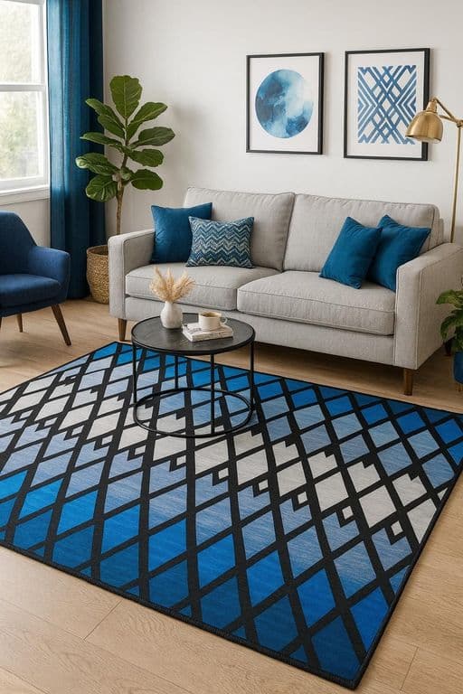 Alfombra Diseno Denver Para Living 200x220