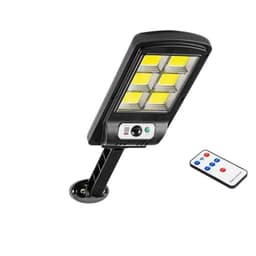 Luz Led inteligente con panel solar control remoto y sensor movimiento