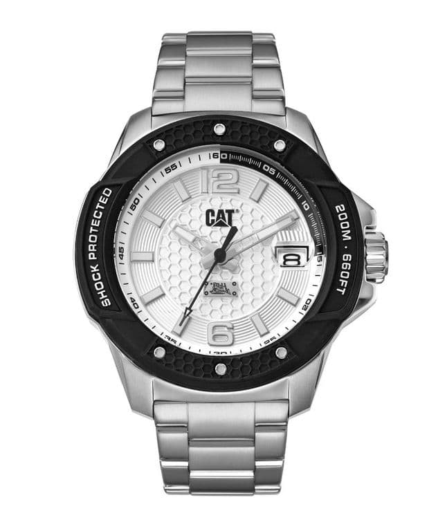 Reloj Caterpillar Hombre Sj-141-11-232 Shockmaster Evo Analogo Plateado TALLA UNICA