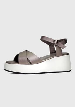 Sandalia Trabyl Plateado Plateado 39