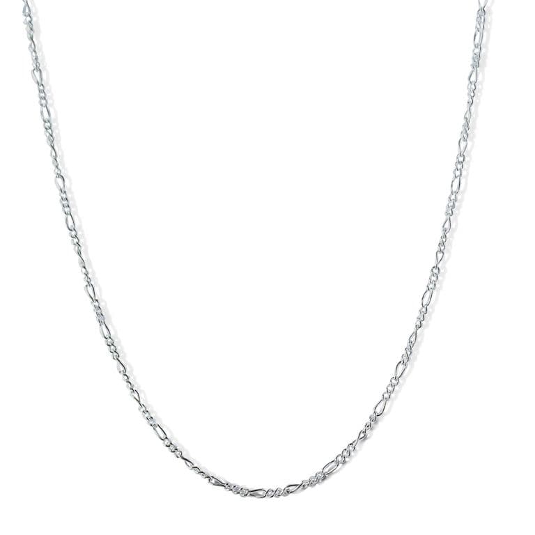 Cadena Eslabon 3x1 Plata Fina 925 Plateado 40