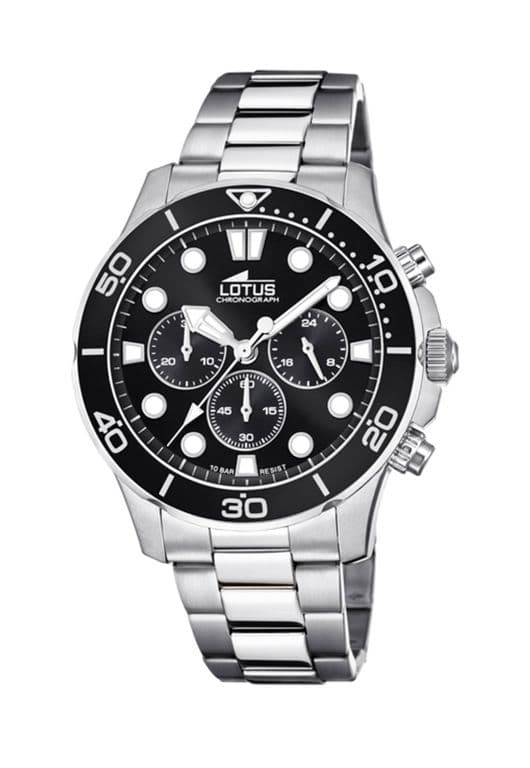 Reloj 18756/3 Negro Hombre Crono Deportivo Negro TALLA UNICA