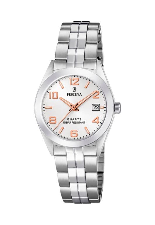 Reloj F20438/4 Blanco Mujer Acero Clasico Blanco TALLA UNICA