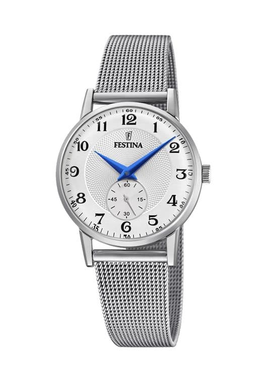 Reloj F20572/1 Plateado Mujer Retro Plateado TALLA UNICA