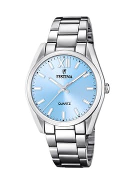 Reloj F20622/3 Celeste Mujer Boyfriend Collection Celeste TALLA UNICA