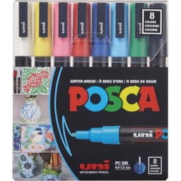 Marcadores Posca 3M Set 8 Colores Basicos