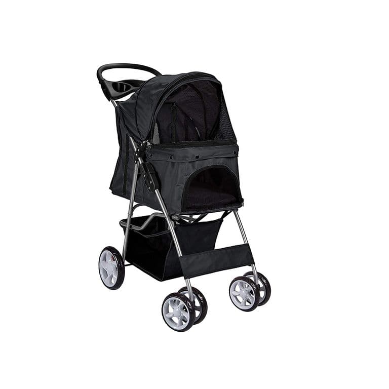 Coche Paseo Mascota Plegable Portatil 4 Ruedas