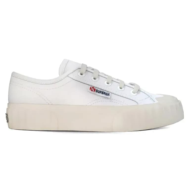 Zapatilla 2630 Stripe Vegan Faux White White Blanco 39