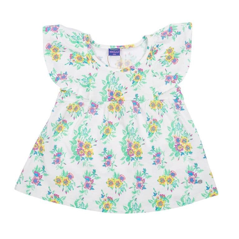 Vestido Bebe Nina Blanco Pillin Blanco 9 MESES