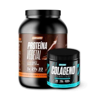 Proteina Vegetal Pack Colageno Hidrolizado DULCE DE LECHE