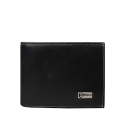 Billetera hombre 100% cuero natural negro Negro ...