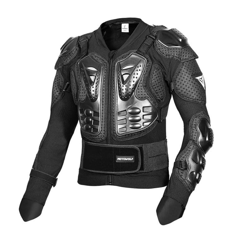 Chaqueta Armadura para motociclismo 1027 Negro XL