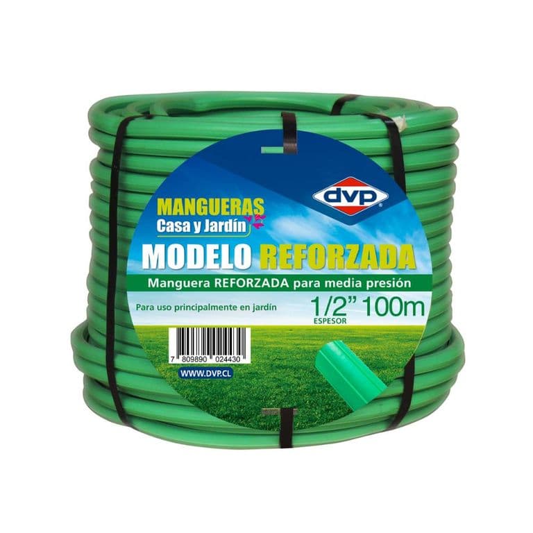 Manguera Pvc Reforzada 100mts 1/2 Pulgadas