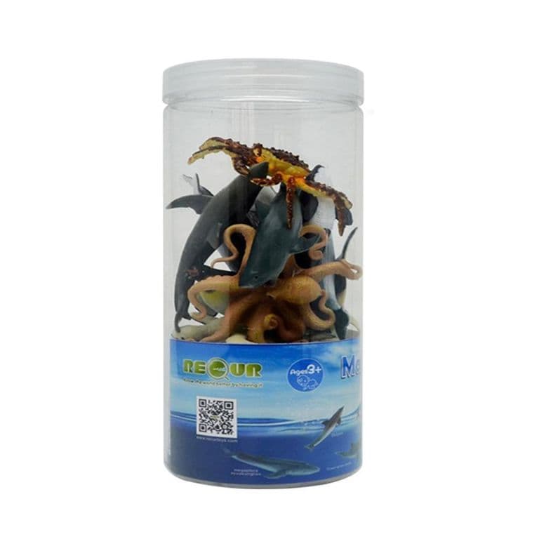 Set Figuras de Animales del Mar 12 Piezas