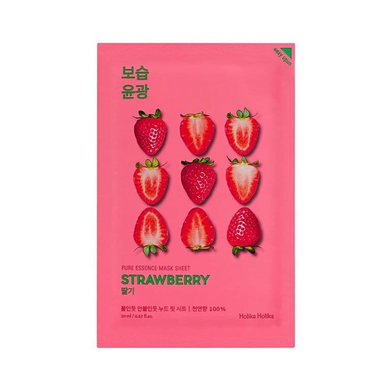 Mascarila Facial de Frutilla Holika Cosmetica Coreana
