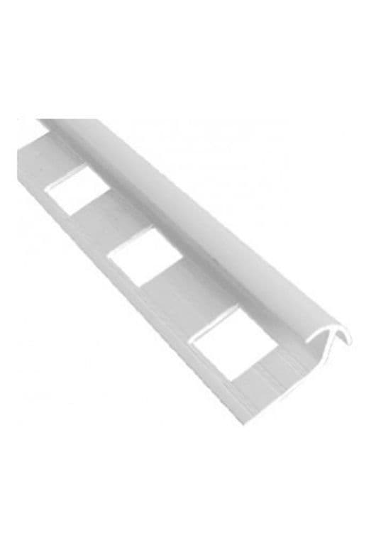 Esquinero Encuentro Para Ceramica 8mm 2,5mts 25un Blanco