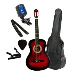 Set Guitarra Clasica 39 Redburst