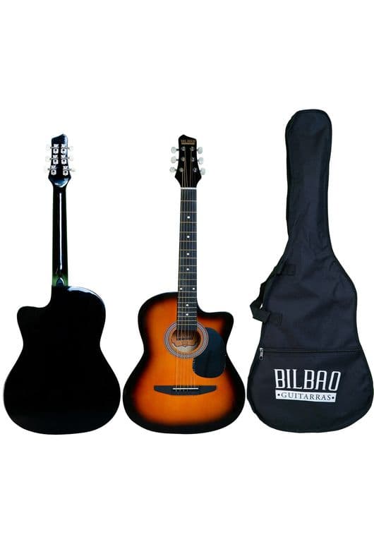 Guitarra Acustica BIL-38C-SB + Funda