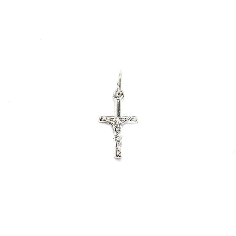 Colgante Cruz Cristo Plata Fina 925 Plateado TALLA UNICA