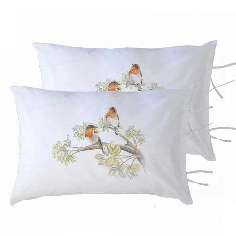 Pack 2 Fundas Almohada Pajaritos Bambi 50 x 70