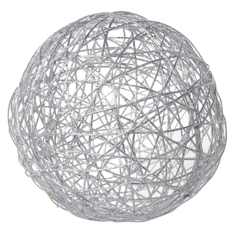 Esfera Luminosa Luces Led Silver