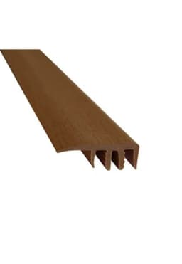 Cubrejunta Terminal Rigido Pro 25x8mm 3,1mts Cafe