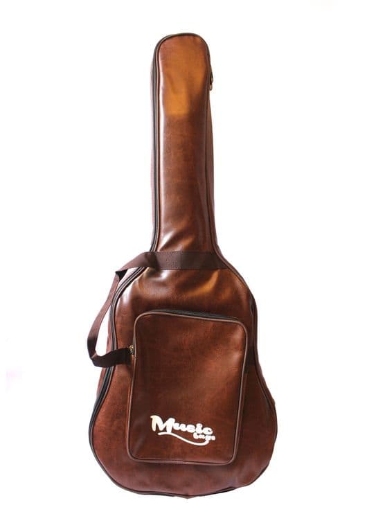 Funda Bajo Electrico Cuero Music Bag 10Mm Mub-125B