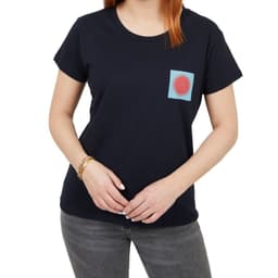 Polera Eclipse Manga Corta Azul L