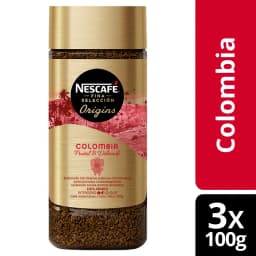 Cafe Nescafe Fina Seleccion Colombia 100g Pack X3