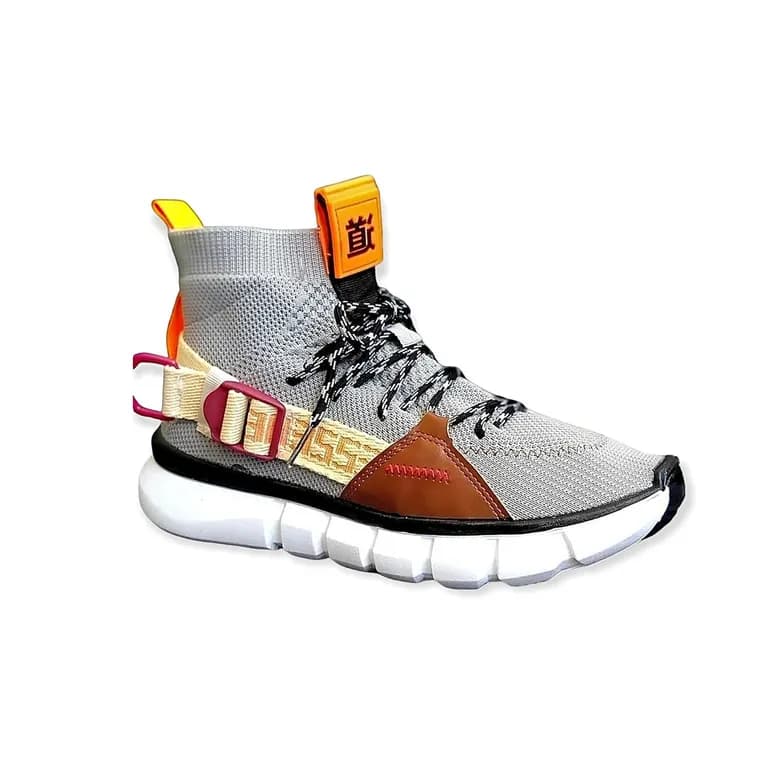 Zapatilla Urbana Broche Alta Hombre Gris 40