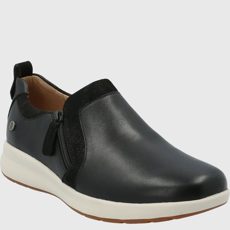 Zapatilla Cuero Mujer Spinal Slip On Negro Negro 35