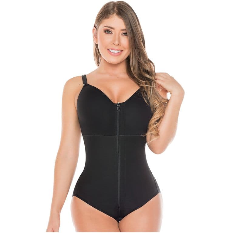 Faja Colombiana Body Panty Moldeador Con Brasiere 420 Negro XS