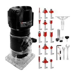Kit Fresadora Router Tupi 6-635mm - 220v 50hz - 550w con 15 Fresas