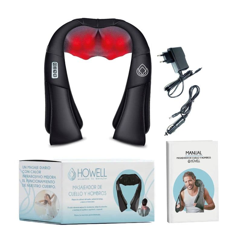 Masajeador Cervical Espalda Cuello Hombros Masajes.