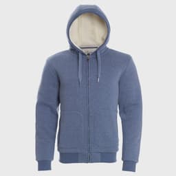Poleron Con Capucha Azul Marino S