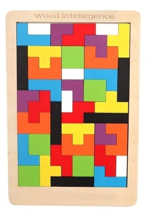Tetris Madera Portatil Didactico Grande