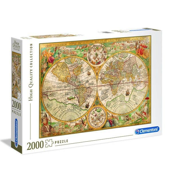 Puzzle 2000 piezas Mapa Antiguo