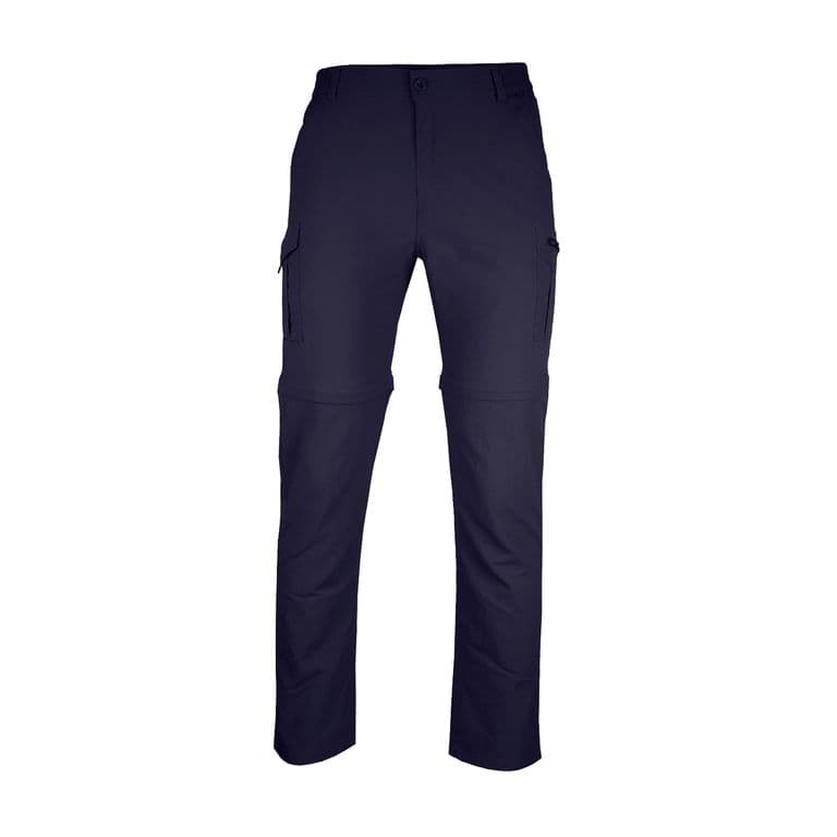 Pantalon Trekking Desmontable Ripstop UPF50 Fenec Azul Oscuro Hombre Azul Marino 2XL