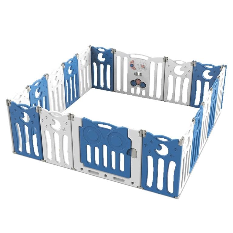 Corral Infantil Plegable L Azul