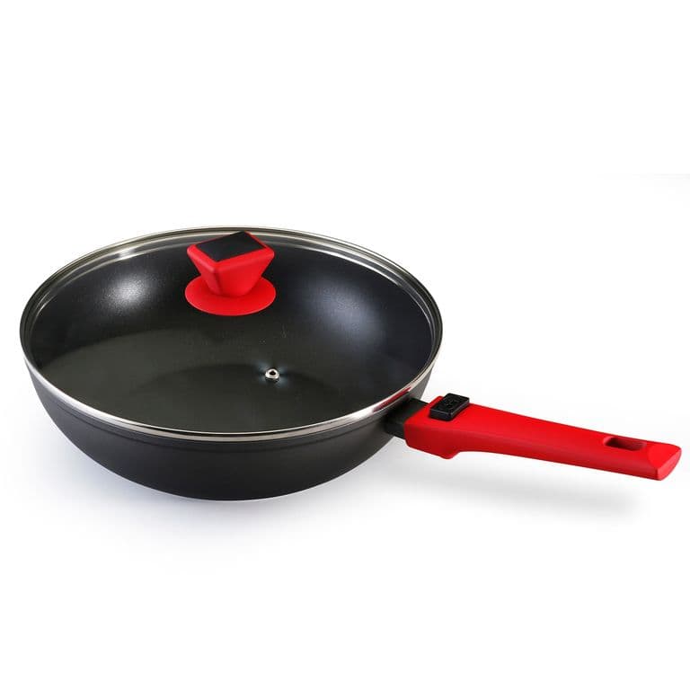 Wok de Aluminio Forjado Infito 28 cms.