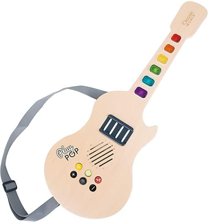 Guitarra de Madera con Sonidos