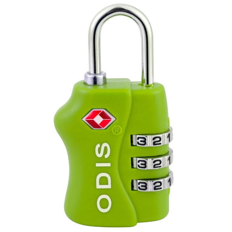 Candado Tsa Maleta Viaje 33mm Con Clave - Verde