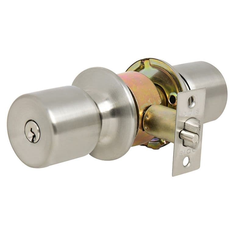 Cerradura Cilindrica 205 Dormitorio - Plata