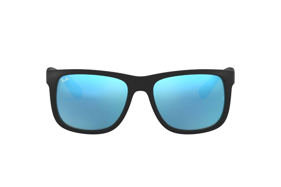 Lentes de Sol Justin Negro Espejados Ray-Ban Negro S