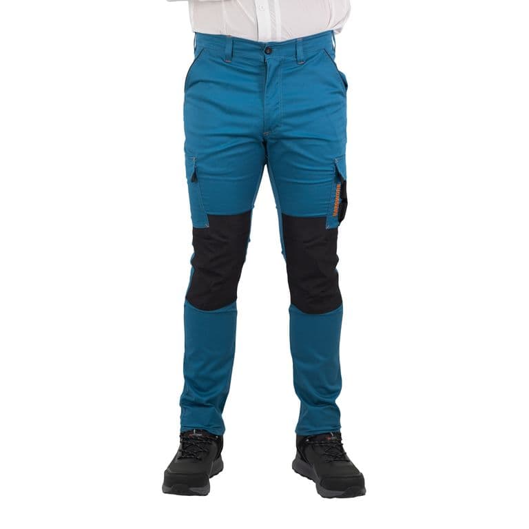 PANTALON CARGO HW DAKOTA SPANDEX PETROLEO Azul Petroleo L