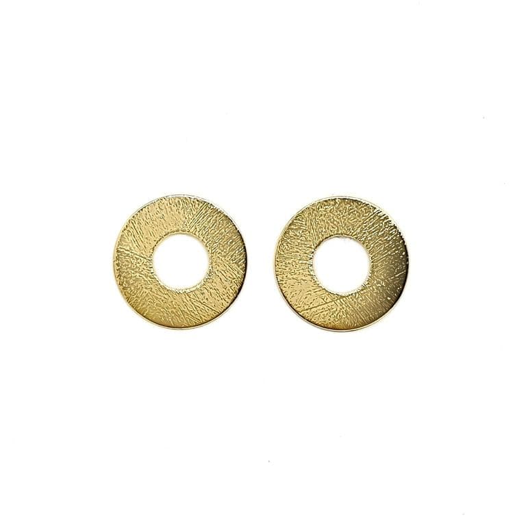 Aros Isis Enchapado Oro 18K Dorado TALLA UNICA