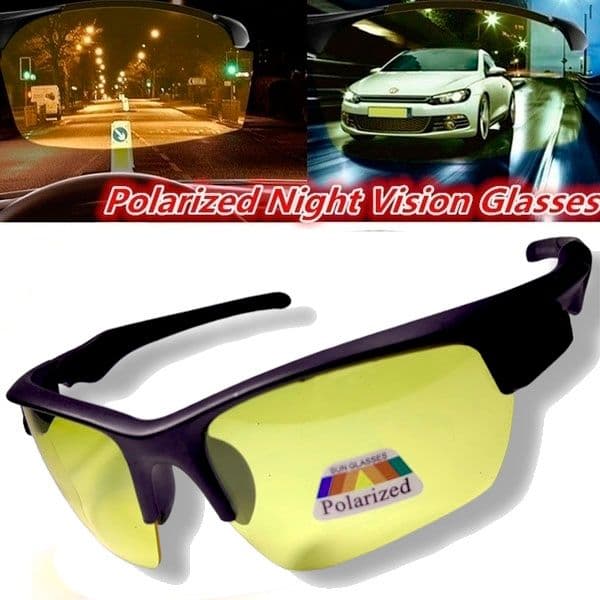 LENTES HD VISION NOCTURNA FLYWIND SPORT CON FORRO AJ58 Amarillo TALLA UNICA