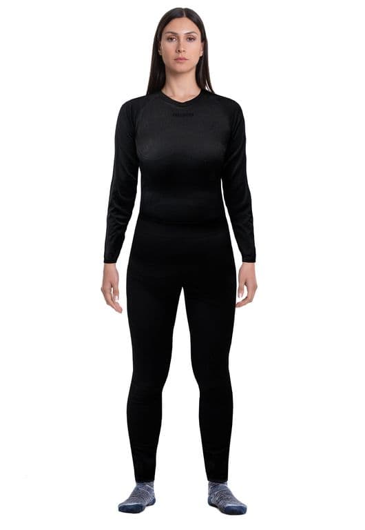 Conjunto Primera Capa HW Patagonia Spandex Negro Mujer Negro S