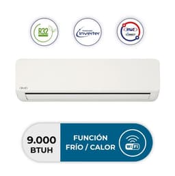 Aire acondicionado de 9000 btu tipo split muro Inverter R32